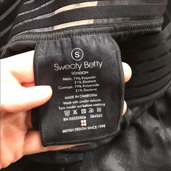 Sweaty Betty Contour Embossed Leggings - Picture 7 of 7